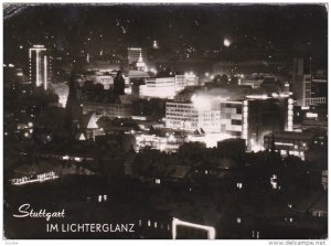 RP; STUTTGART Im Lichterglanz, Baden-Wurttemberg, Germany, PU-1959