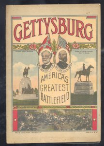 GETTYSBURG PENNSYLVANIA PA. CIVIL WAR BATTLEFIELD VINTAGE PICTURE BOOKLET