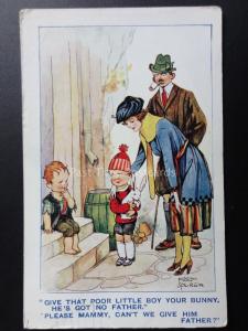 Fred Spurgin: FATHER / DADDY GIVE THAT POOR LITTLE BOY YOUR BUNNY...... c1924