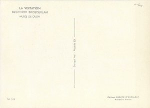 Postkarte Visitation Melchior Broederlam Musee Dijon