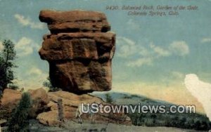 Balanced Rock, Garden of the Gods - Colorado Springs s, Colorado CO  