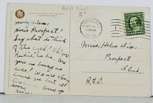 The Tie That Binds Us, The Child Artist Signed 1905 Scribner's Postcard J14