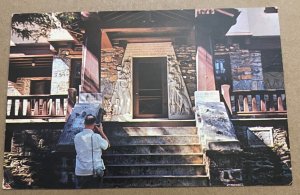 VINTAGE UNUSED POSTCARD -INDIAN STEPS MUSEUM, YORK COUNTY, PA.