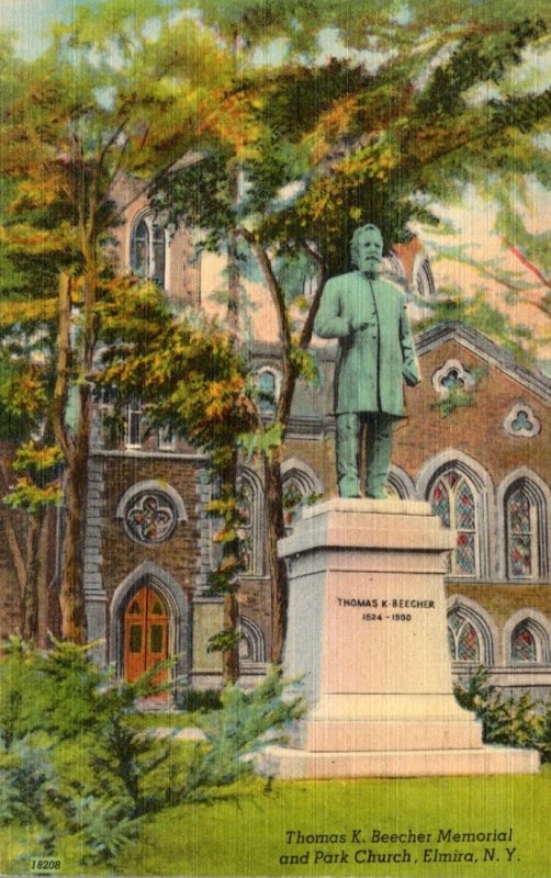 New York Elmira Thomas K Beecher Memorial and Park Church United States New York Other