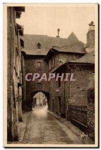 Old Postcard Uzerche (Correze) Door Bécharie called Barachaude (historical m...