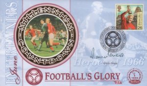 Martin Peters England Football's Glory Hand Signed First Day Cover