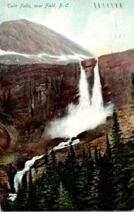 Canada Rocky Mountains Twin Falls Near Field 1908