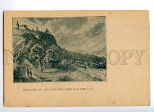 172242 CZECH Chuchle Church Vintage Advertising ZLATA PRAHA