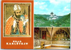 Postcard - Karlštejn Castle - Karlštejn, Czech Republic