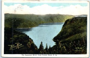 Postcard - The Saguenay River, from Trinity Rock - Canada