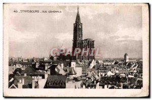 Postcard Old Strasbourg Vue Generale