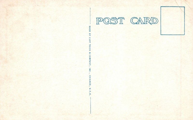 Vintage Postcard 1920's Lookout Mountain & Ocean SS Savannah Chattanooga Tenn.