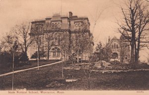 WORCESTER, Massachusetts, PU-1908; State Normal School