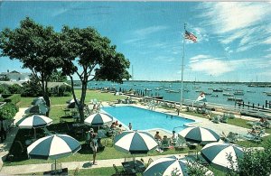 Chrome POOL SCENE Cape Cod - Nantucket Massachusetts MA AH9658