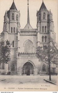 DIJON, France, 1910-1920s, Eglise Cathedrale Saint-Benigne