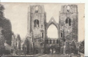 Scotland Postcard - Elgin Cathedral - West Towers - Moray - Ref 16538A