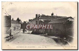 Around Chartres Postcard Old Jouy street