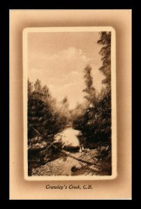 VINTAGE POSTCARD CRAWLEY'S CREEK CAPE BRETON ART ON VALENTINE & SONS CARD