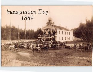 Postcard Inauguration Day, State Capitol Building, Olympia, Washington