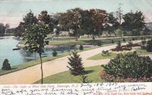 New Jersey Paterson The Lake At West Side Park 1907