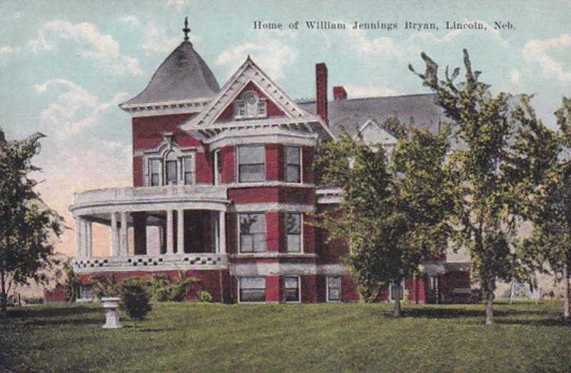Nebraska Lincoln Home Of William Jennings Bryan