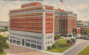 Postcard Baptist Memorial Hospital Memphis TN