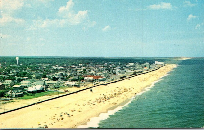 Delaware Greetings From Rehoboth Beach Helicopter View Looking North