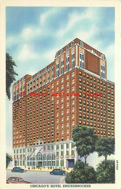 8 Linen Postcards, Chicago Illinois, Hotels-Palmer House-Norman-Morrison-Hilton