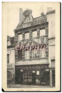 Old Postcard Dijon House of Caryatids