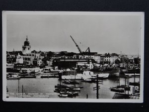 Hampshire PORTSMOUTH The Camber & St Thomas's Cathedral - Old RP Postcard by M&L