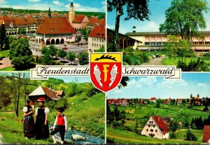 Germany Freudenstadt im Schwarzwald Multi View 1966