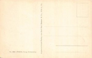 A144 Germany Rhein Burg Godesberg Castle vintage postcard