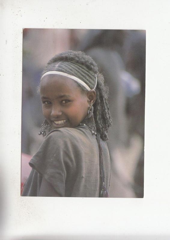 BF28365 ethiopia young girl at sanbate market  front/back image