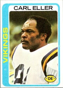 1978 Topps Football Card Carl Eller Minnesota Vikings sk7492