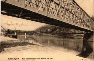 CPA BESANCON - Les Passerelles du Chemin de Fer (299855)