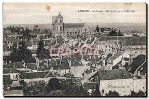 Old Postcard Langres Flight of bird North coast (475 m above sea level)