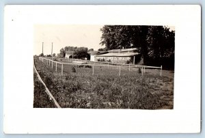 Birmingham Iowa IA Postcard RPPC Photo Birmingham Lumber Co c1910's Antique