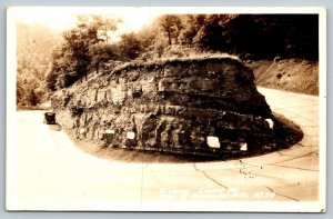 RPPC    Laurel Mt.  Macomber  West Virginia  US 50     Postcard