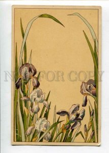 3129146 IRIS Style C. KLEIN Vintage ART NOUVEAU PC