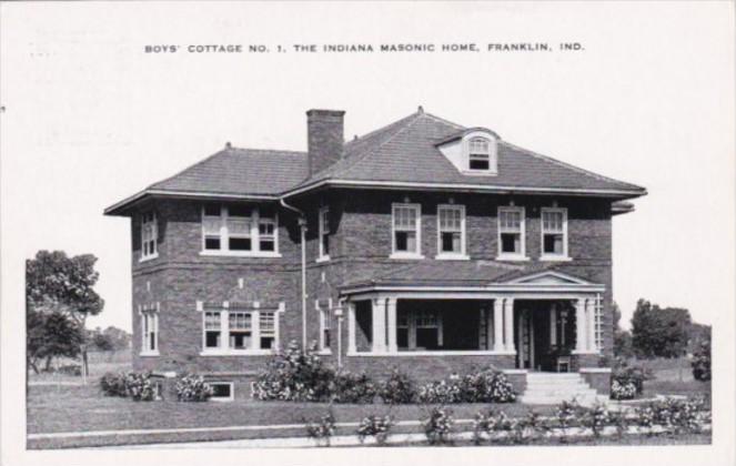 Indiana Franklin Boys' Cottage No 1 The Indiana Masonic Home
