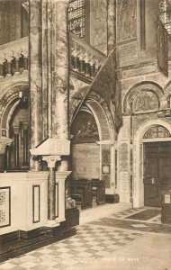 The Guards Chapel, London corner of nave