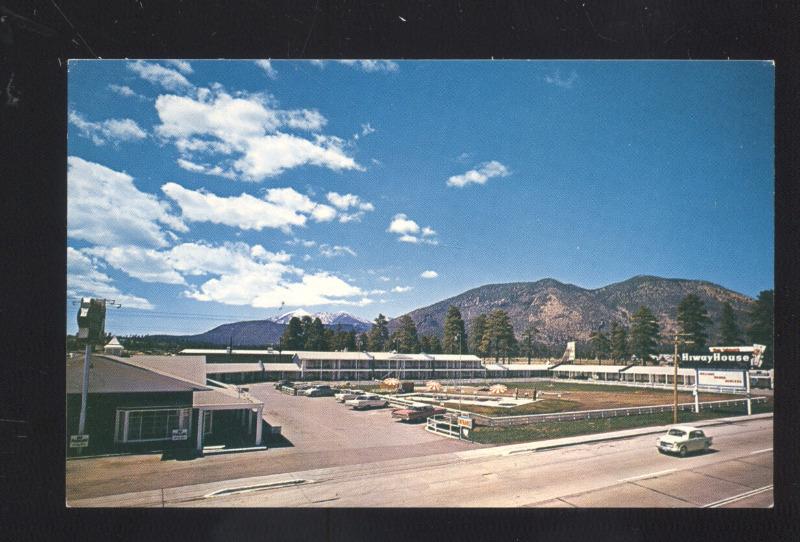 FLAGSTAFF ARIZONA ROUTE 66 DEL WEBB'S HIGHWAY HOUSE MOTEL VINTAGE POSTCARD