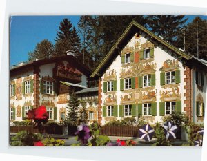 Postcard Hansel-und-Gretel-Haus, Passionsspieldorf Oberammergau, Germany