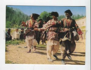 471009 Afghanistan Afghan national dance tourism advertising Old postcard