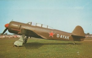 Military Aviation Postcard -Yakovlev Yak C.II Aeroplane, Russian Trainer RS24402