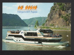 Germany AM RHEIN Fahrgastschiff Pegasus Cruise Ship Lorelley-Linie ~ Cont'l