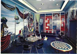 SS France 2,000 passenger Cruise Ship 1971. Game Room