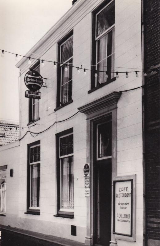 Cafe Restaurant Slijterjl Montfoort Dutch Holland Real Photo Postcard