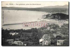 Nice Old Postcard General View from Mont Boron