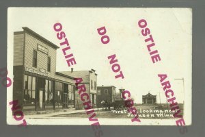 Johnson MINNESOTA RPPC c1910 GENERAL STORE Post Office nr Graceville GHOST TOWN?